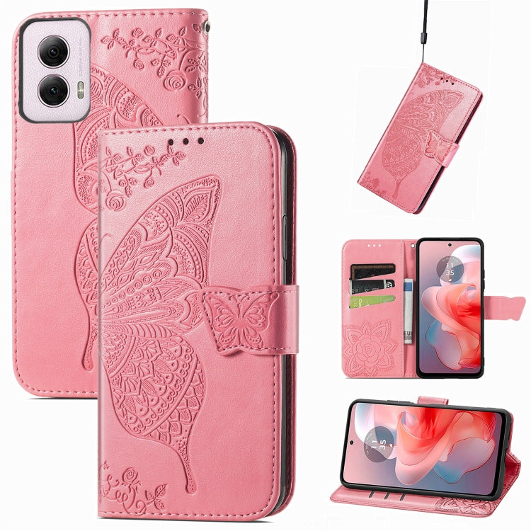 Butterfly Love Flower Embossed Leather Phone Case, Series 2 My Store