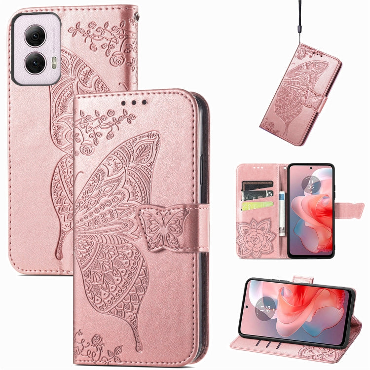 Butterfly Love Flower Embossed Leather Phone Case, Series 2 My Store