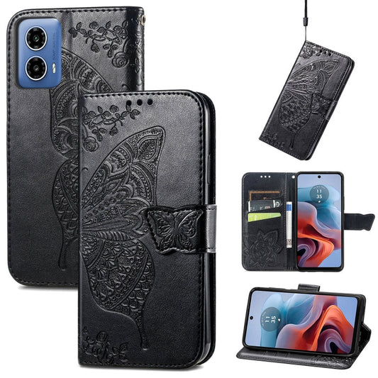 Butterfly Love Flower Embossed Leather Phone Case, Series 2 My Store