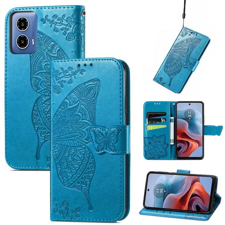 Butterfly Love Flower Embossed Leather Phone Case, Series 2 My Store