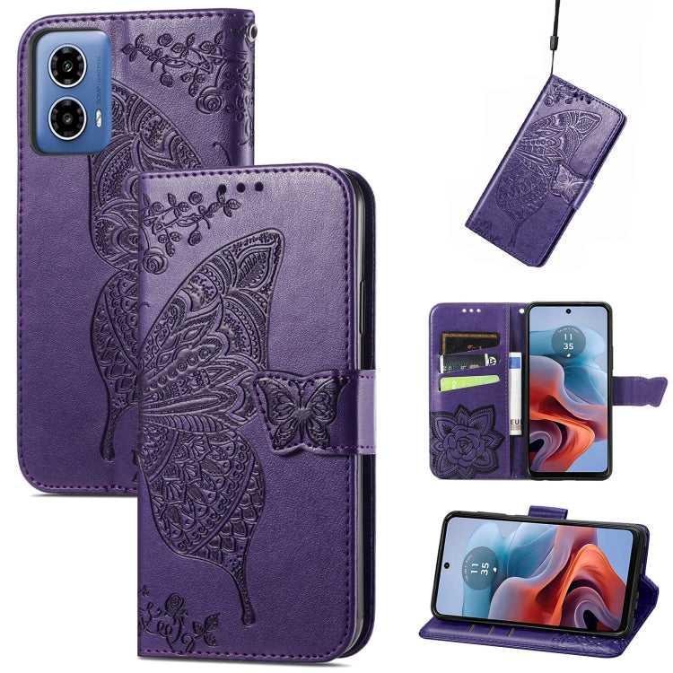 Butterfly Love Flower Embossed Leather Phone Case, Series 2 My Store