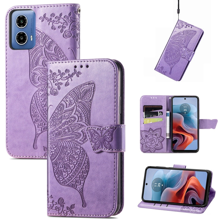 Butterfly Love Flower Embossed Leather Phone Case, Series 2 My Store