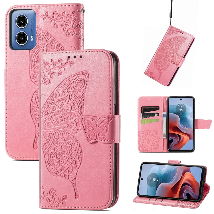 Butterfly Love Flower Embossed Leather Phone Case, Series 2 My Store