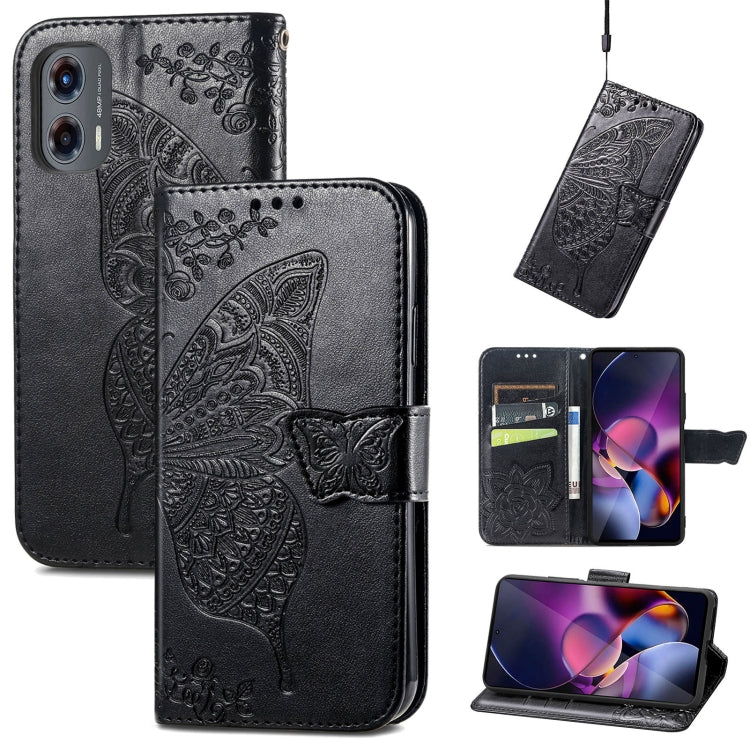 Butterfly Love Flower Embossed Leather Phone Case, Series 3 My Store