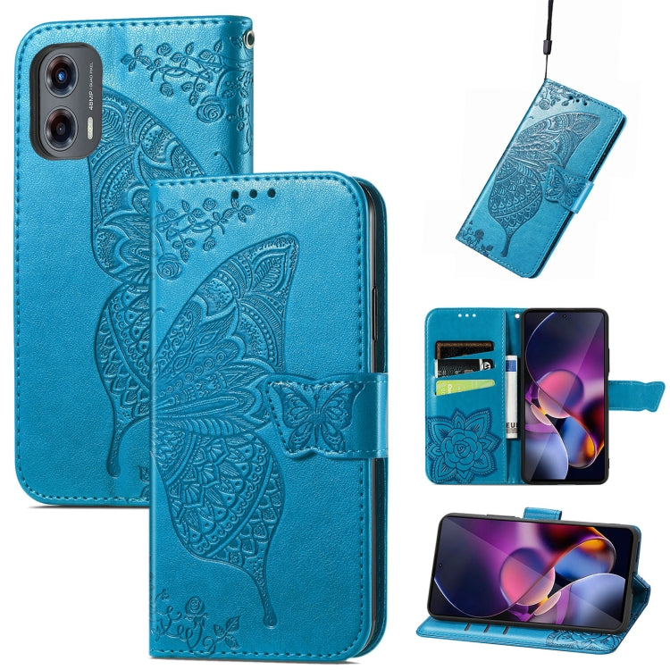 Butterfly Love Flower Embossed Leather Phone Case, Series 3 My Store