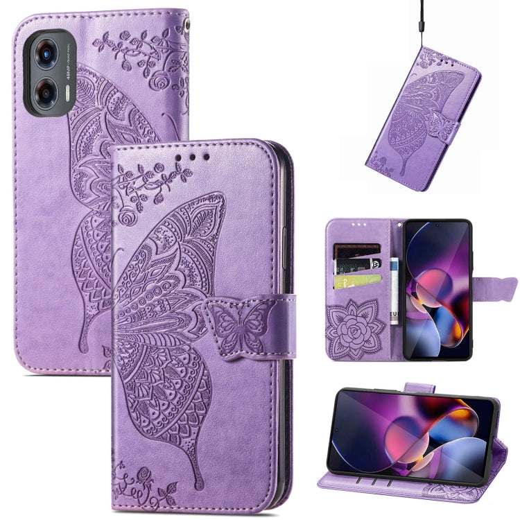 Butterfly Love Flower Embossed Leather Phone Case, Series 3 My Store