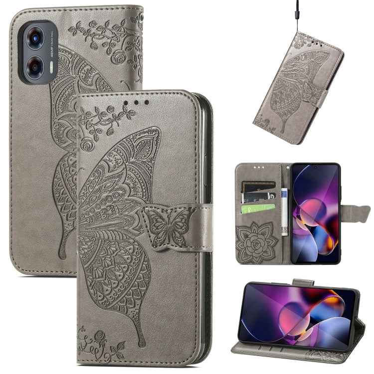 Butterfly Love Flower Embossed Leather Phone Case, Series 3 My Store