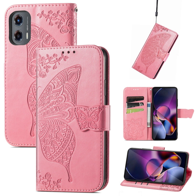 Butterfly Love Flower Embossed Leather Phone Case, Series 3 My Store