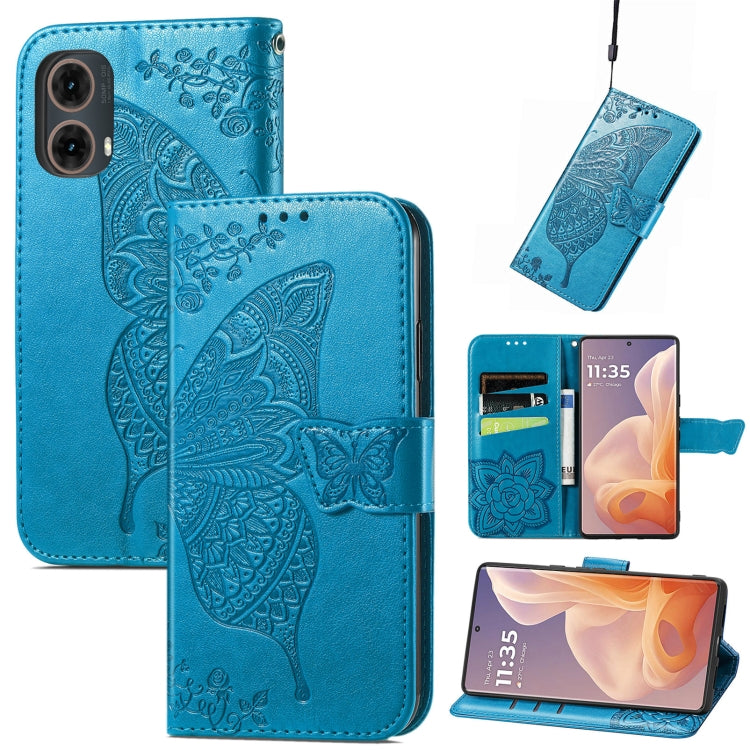 Butterfly Love Flower Embossed Leather Phone Case, Series 1 My Store