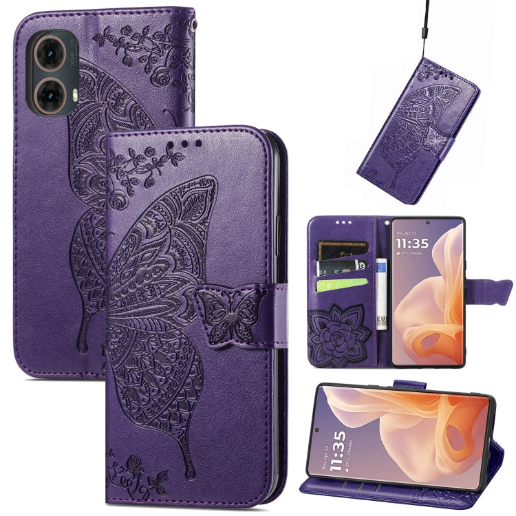 Butterfly Love Flower Embossed Leather Phone Case, Series 1 My Store