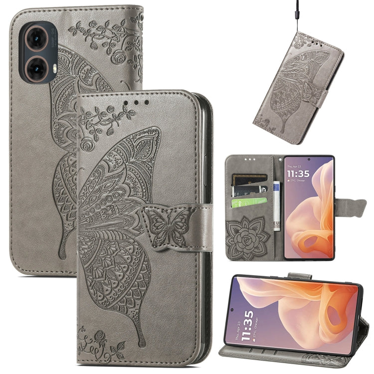 Butterfly Love Flower Embossed Leather Phone Case, Series 1 My Store