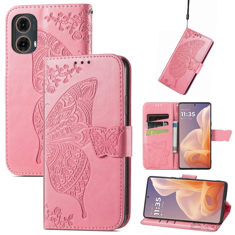 Butterfly Love Flower Embossed Leather Phone Case, Series 1 My Store