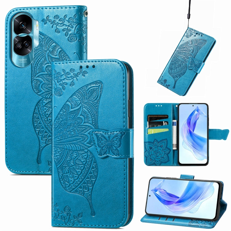 Butterfly Love Flower Embossed Leather Phone Case, Series 2 My Store