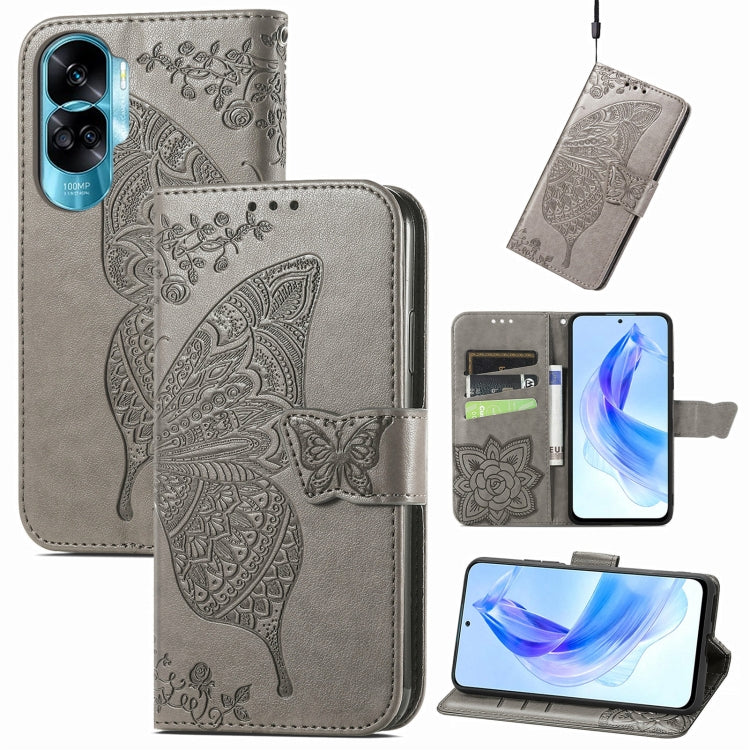 Butterfly Love Flower Embossed Leather Phone Case, Series 2 My Store