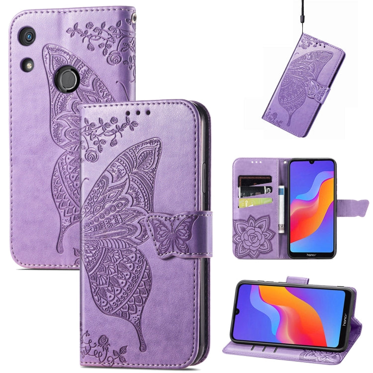 Butterfly Love Flower Embossed Leather Phone Case, Series 2