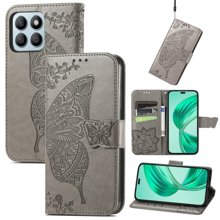 Butterfly Love Flower Embossed Leather Phone Case, Series 2 My Store