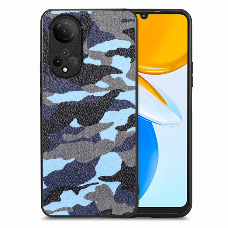 Camouflage Leather Back Cover Phone Case