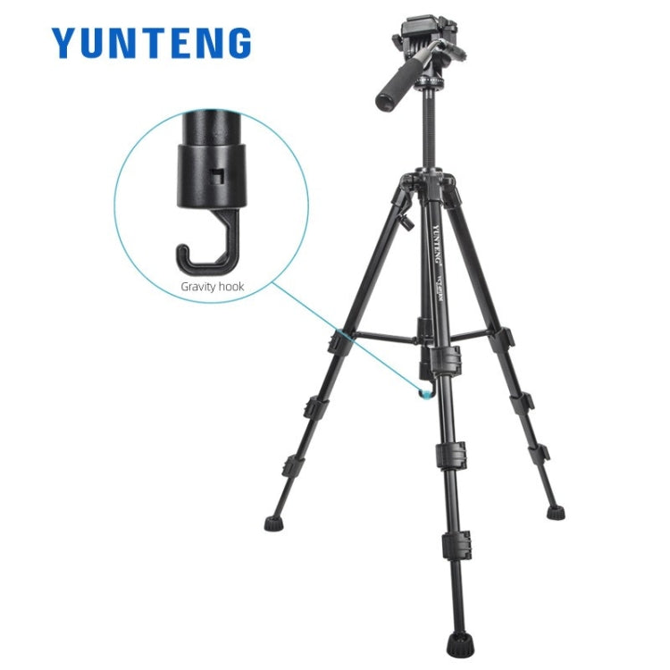 YUNTENG VCT-6006 Professional Hydraulic Head Aluminum Tripod