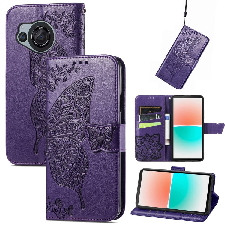 Butterfly Love Flower Embossed Leather Phone Case My Store