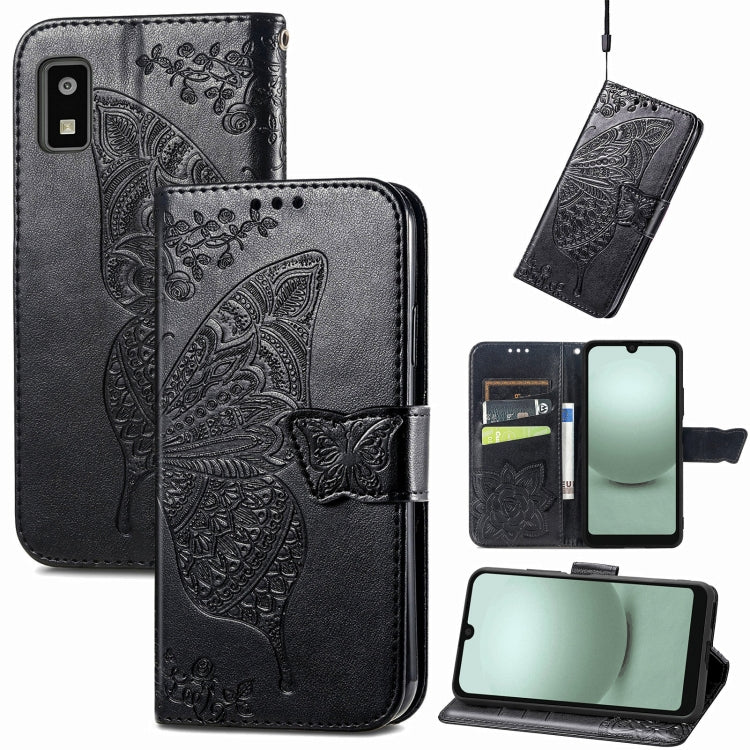 Butterfly Love Flower Embossed Leather Phone Case My Store