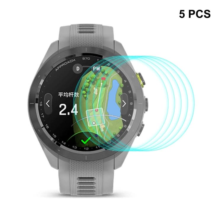 5pcs ENKAY 0.2mm 9H Tempered Glass Screen Protector Watch Film