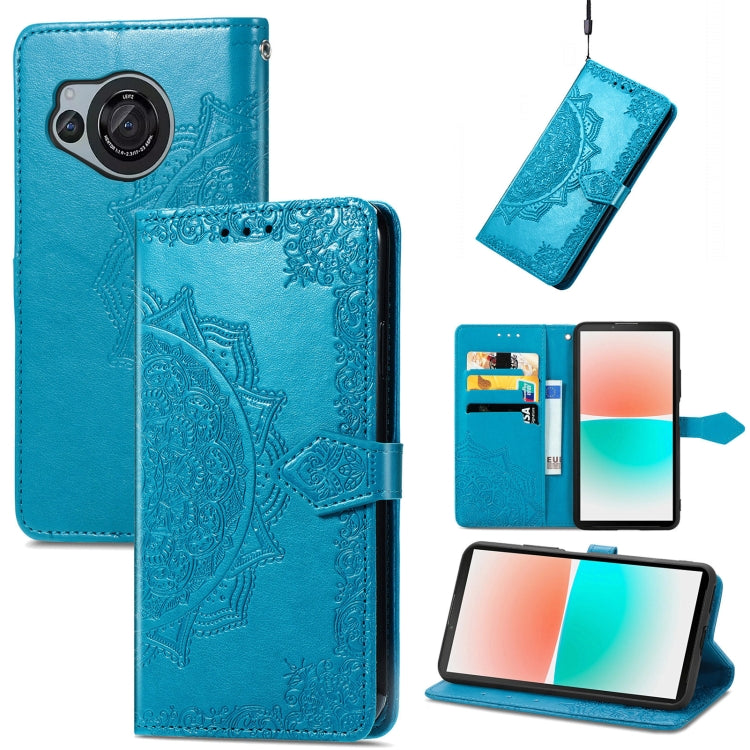 Mandala Flower Embossed Leather Phone Case My Store