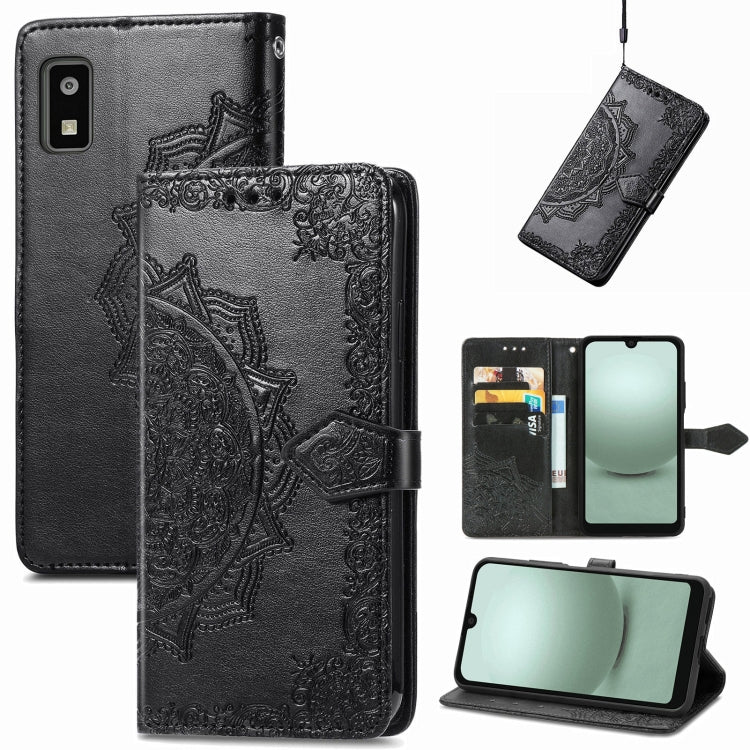 Mandala Flower Embossed Leather Phone Case My Store