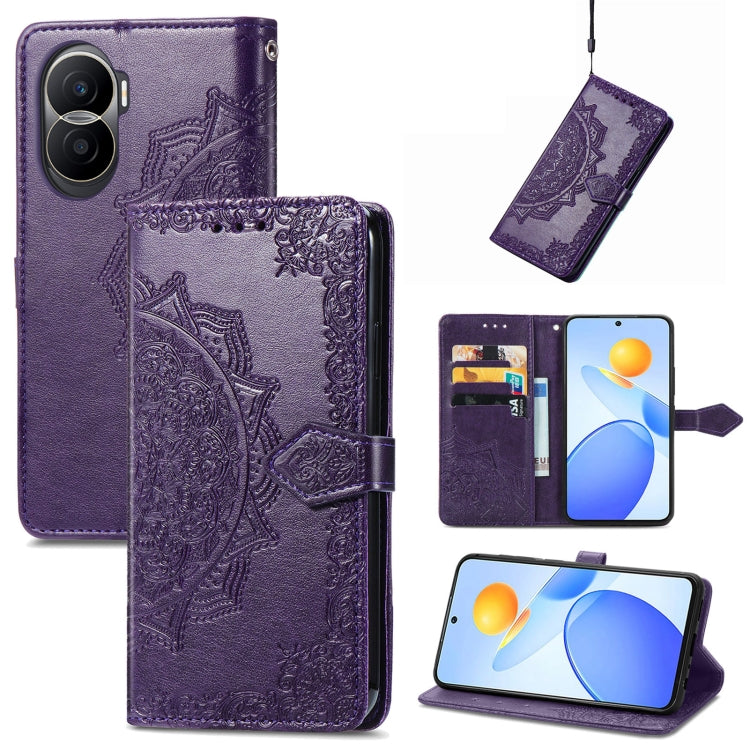 Mandala Flower Embossed Leather Phone Case, Series 1 My Store