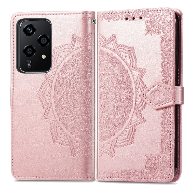 Mandala Flower Embossed Leather Phone Case, Series 1