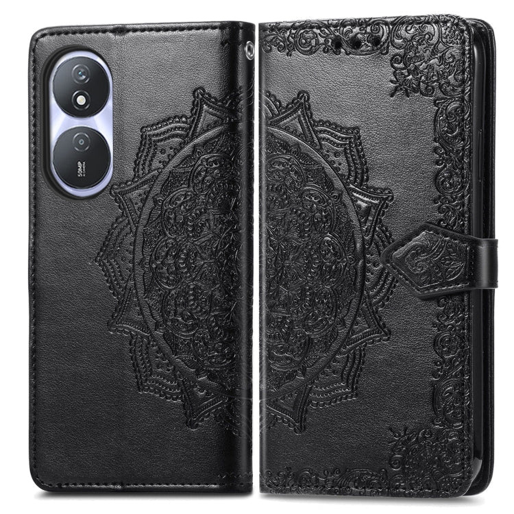 Mandala Flower Embossed Leather Phone Case, Series 1