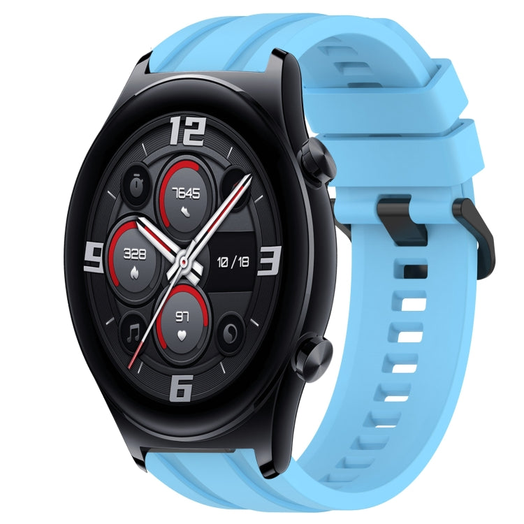 Long & Short Sports Solid Color Silicone Watch Band Set, Series 1