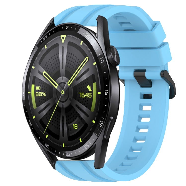 Long & Short Sports Solid Color Silicone Watch Band Set, Series 4