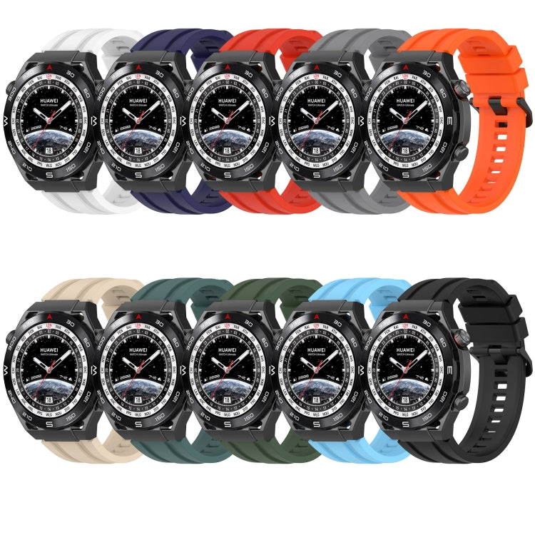 Long & Short Sports Solid Color Silicone Watch Band Set, Series 1