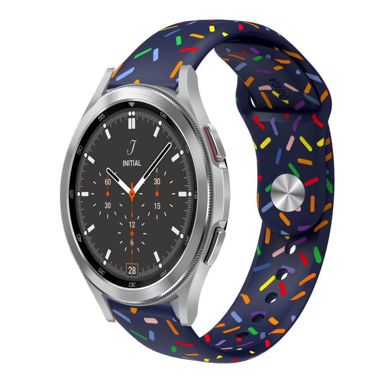 Sports Rainbow Dots Silicone Buckle Watch Band, Series 1