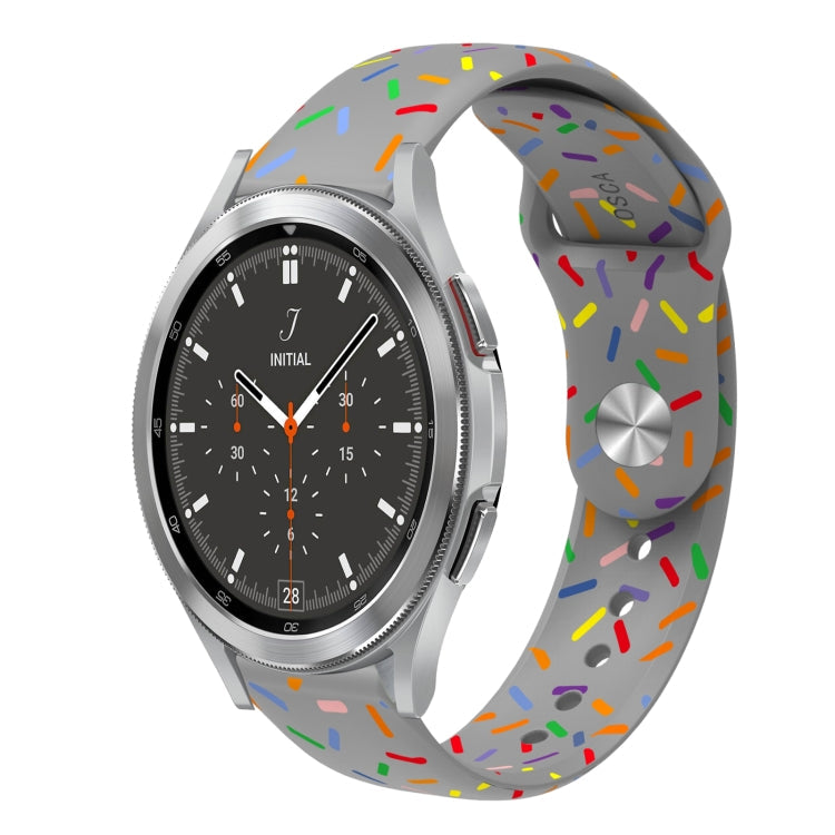 Sports Rainbow Dots Silicone Buckle Watch Band, Series 1