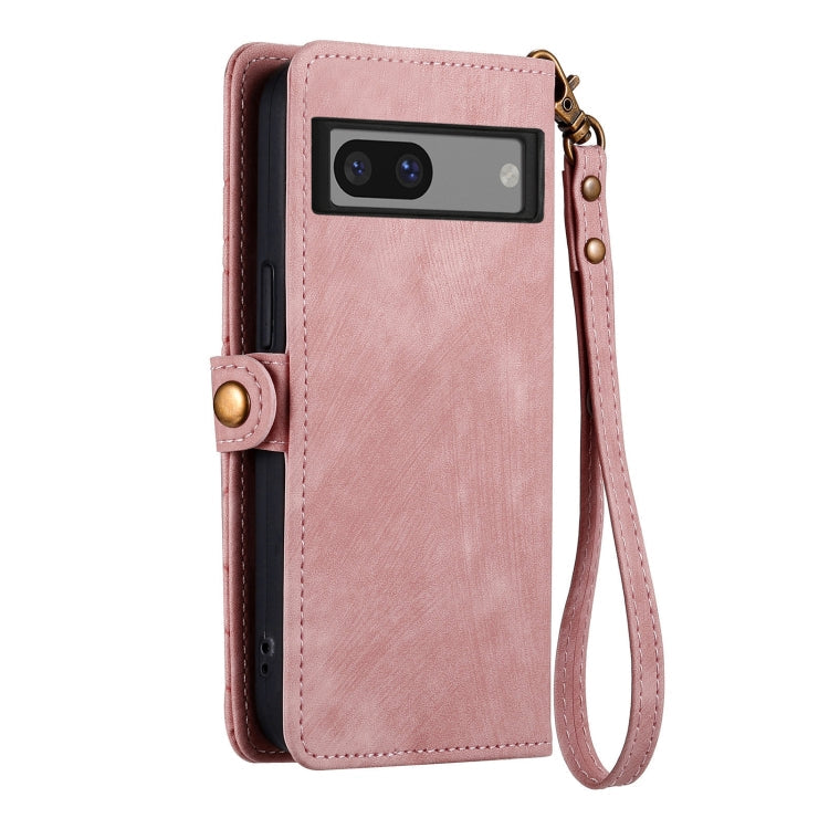 Geometric Zipper Wallet Side Buckle Leather Phone Case, Series 2 My Store