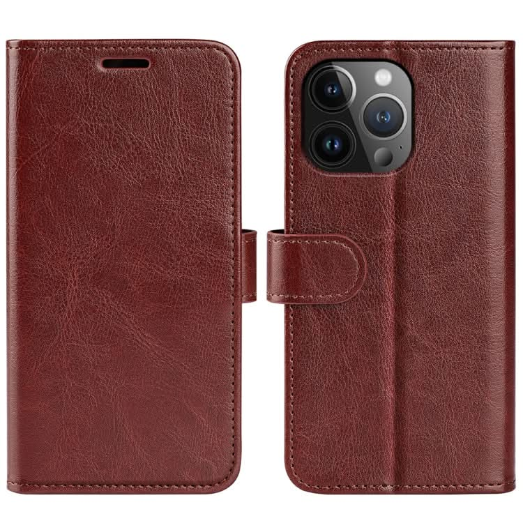 R64 Texture Horizontal Flip Leather Phone Case, Series 1