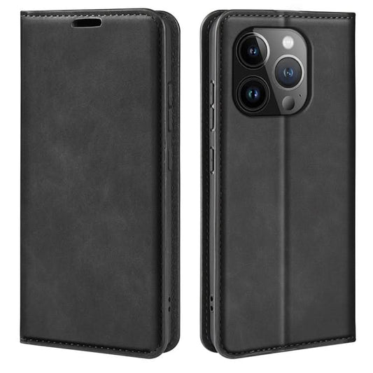 Retro-skin  Magnetic Suction Leather Phone Case, Series 1