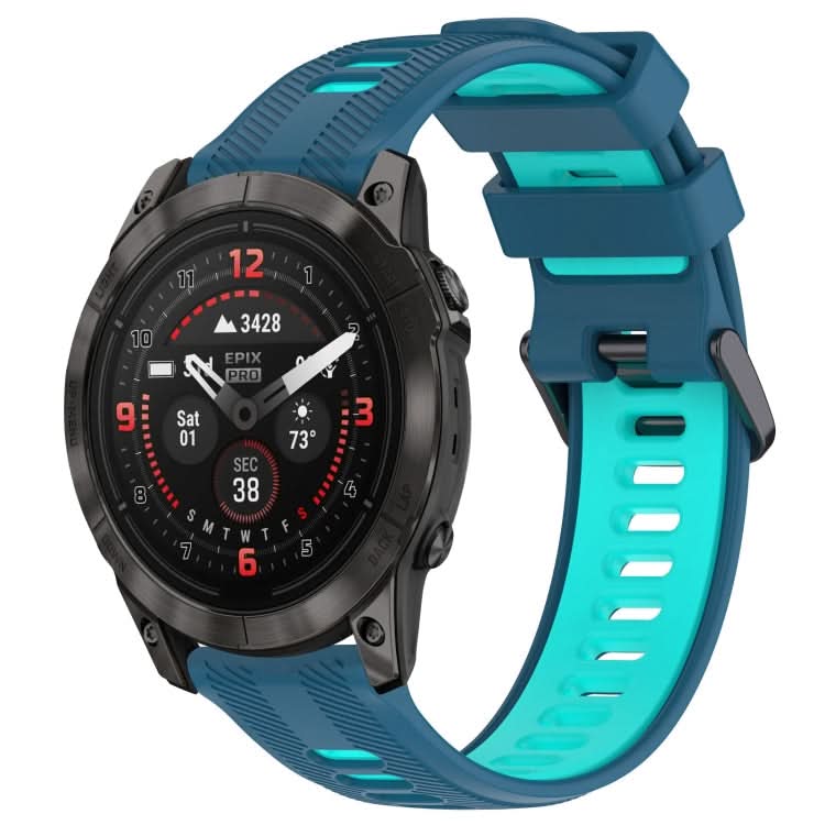 Sports Two-Color Silicone Watch Band, Series 4