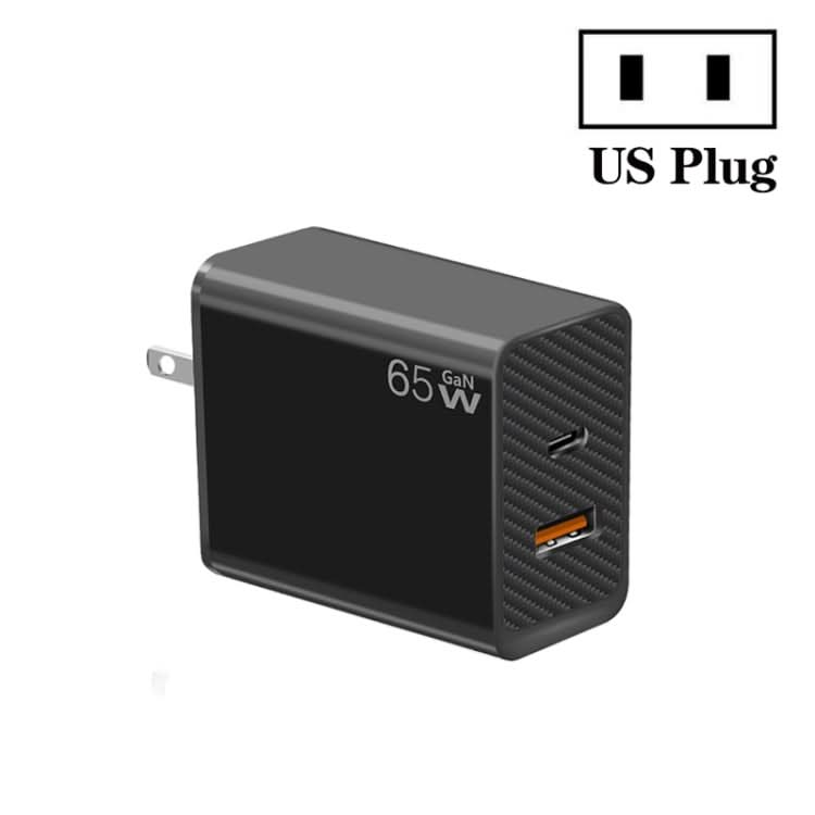 GaN PD48W Type-C PD3.0 + USB3.0 Fast Charger £¬US Plug