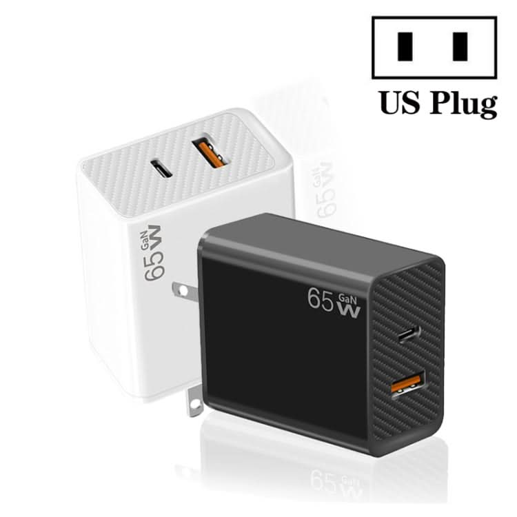 GaN PD48W Type-C PD3.0 + USB3.0 Fast Charger £¬US Plug