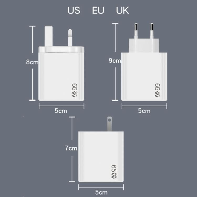 GaN PD48W Type-C PD3.0 + USB3.0 Fast Charger £¬US Plug