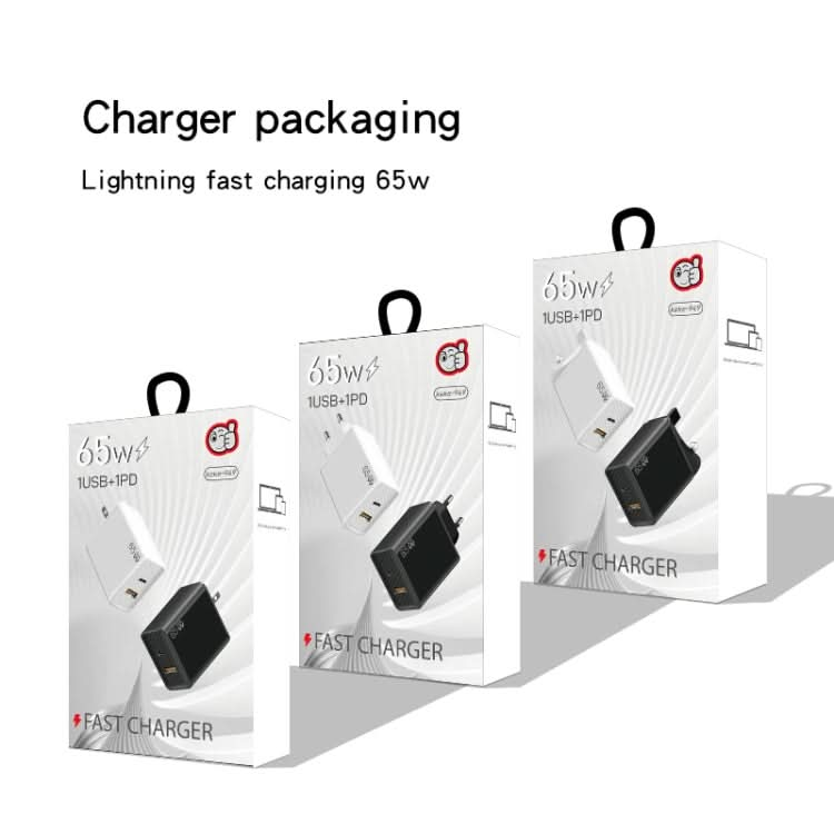 GaN PD48W Type-C PD3.0 + USB3.0 Fast Charger £¬US Plug