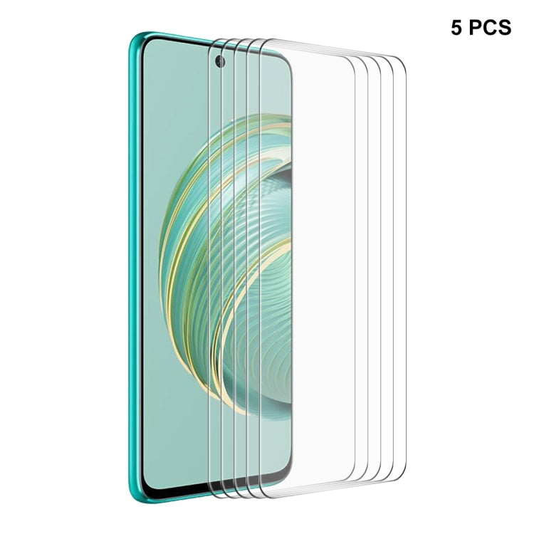 5pcs ENKAY 0.26mm 9H 2.5D High Aluminum-silicon Tempered Glass Film