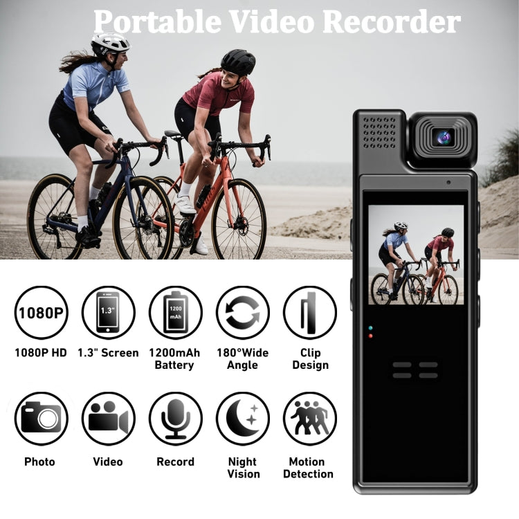 L9 Black 1080p HD Action Camera Professional Camcorder Video Camera