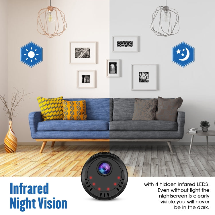 L28 4K HD  Mini Camera Wifi Wide Angle 140 Loop Recording Night Vision Camera