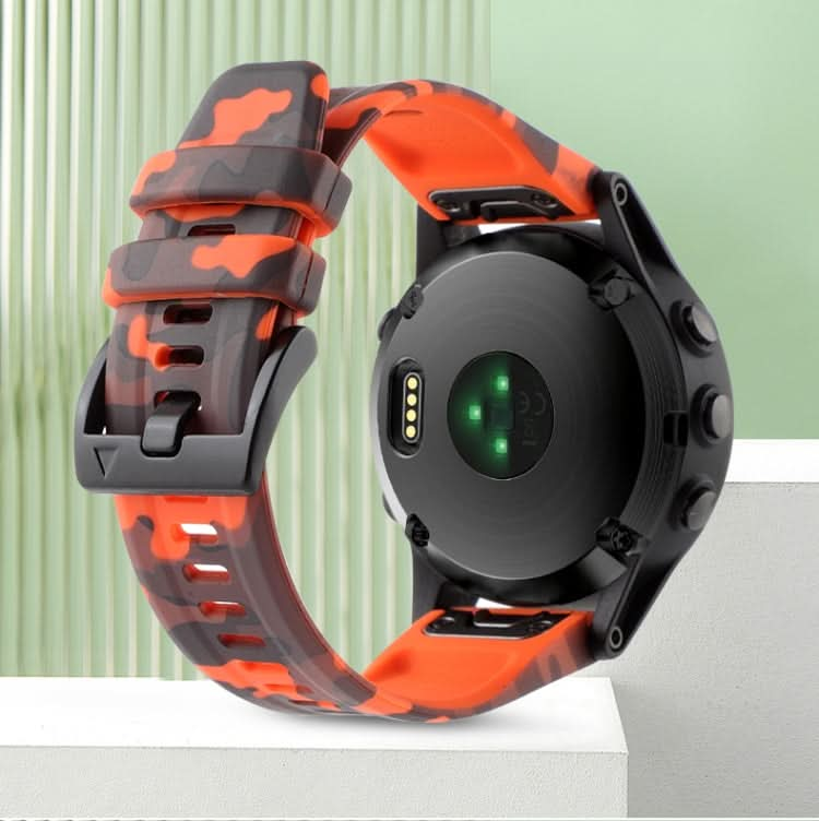 Camouflage 22mm Silicone Watch Band, Series 7