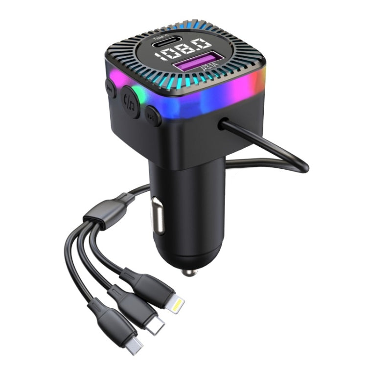 CS5 Car 3 in 1 Bluetooth 5.3 MP3 Player FM Transmitter Charger with Cable ÎҵÄÉ̵ê