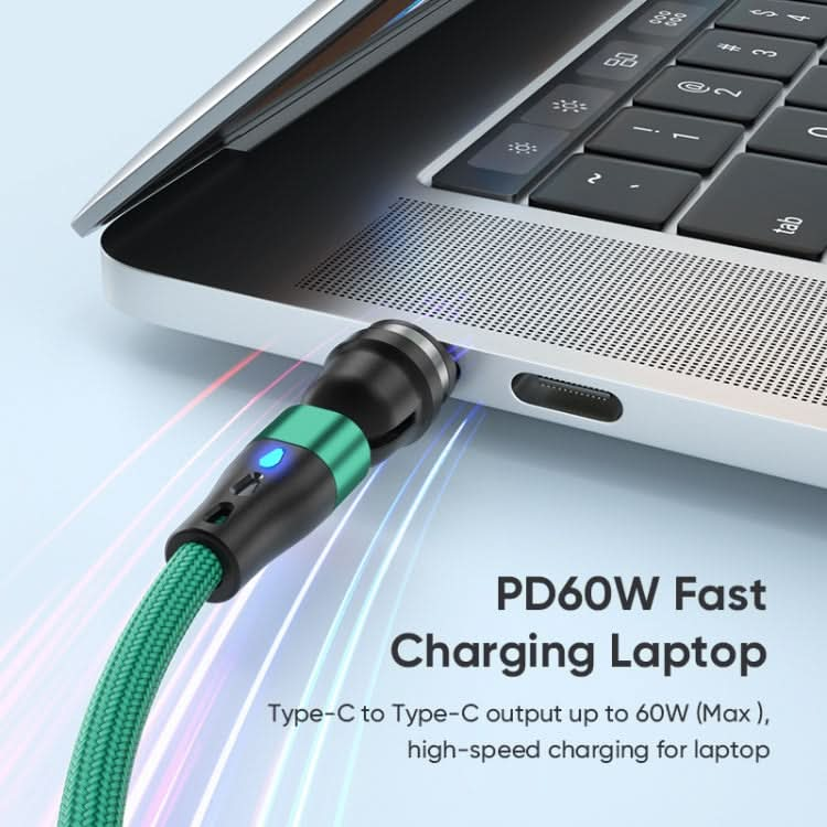 ENKAY PD60W Type-C to Type-C / 8 Pin Magnetic 540 Degrees Rotating Fast Charging Cable