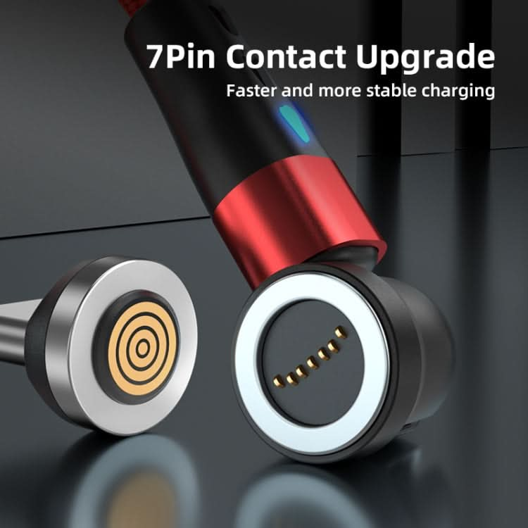 ENKAY 3A USB to Type-C / 8 Pin Magnetic 540 Degrees Rotating Fast Charging Cable